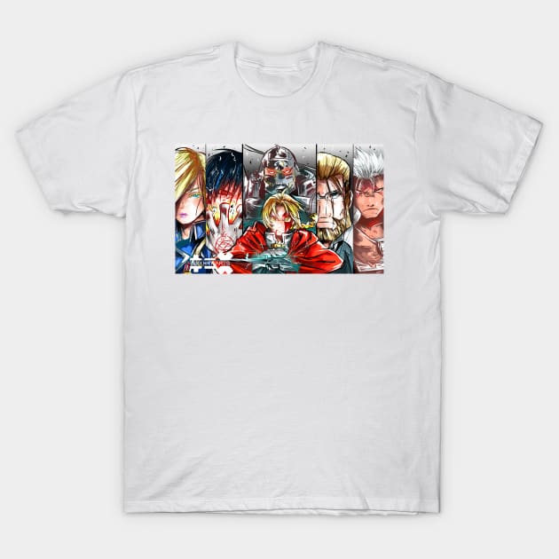 fullmetal alchemist brotherhood T-Shirt by Bxnny.Arts